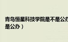 青岛恒星科技学院是不是公办（青岛恒星科技学院是民办还是公办）