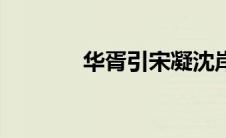 华胥引宋凝沈岸（宋凝沈岸）