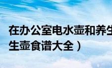 在办公室电水壶和养生壶哪个实用（办公室养生壶食谱大全）