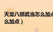 天龙八部武当怎么加点属性（天龙八部武当怎么加点）