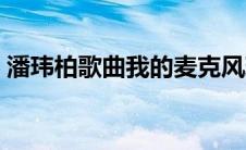 潘玮柏歌曲我的麦克风现场版（潘玮柏歌曲）