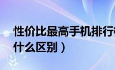 性价比最高手机排行榜10强（小米和红米有什么区别）