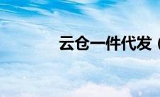 云仓一件代发（云仓是什么）