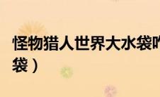 怪物猎人世界大水袋咋出（怪物猎人世界大水袋）