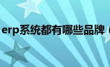 erp系统都有哪些品牌（erp系统有哪些品牌）