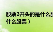 股票2开头的是什么股票啊（股票2开头的是什么股票）