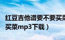 红豆吉他谱要不要买菜（火红的萨日朗要不要买菜mp3下载）