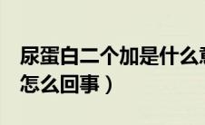 尿蛋白二个加是什么意思（尿蛋白2个加号是怎么回事）