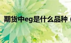 期货中eg是什么品种（期货eg是什么品种）