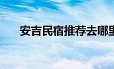 安吉民宿推荐去哪里（安吉民宿推荐）