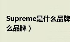 Supreme是什么品牌电动车（supreme是什么品牌）