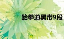 跆拳道黑带9段（跆拳道黑带）