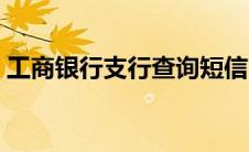 工商银行支行查询短信（工商银行支行查询）