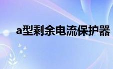 a型剩余电流保护器（剩余电流保护器）