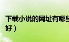 下载小说的网址有哪些（下载小说的网址哪个好）