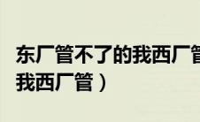 东厂管不了的我西厂管表情包（东厂不敢管的我西厂管）