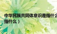 中华民族共同体意识是指什么之本（中华民族共同体意识是指什么）