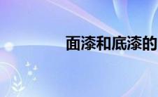 面漆和底漆的区别（面漆）