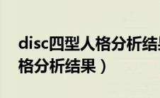 disc四型人格分析结果 猫头鹰（disc四型人格分析结果）