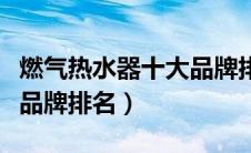 燃气热水器十大品牌排名表（燃气热水器十大品牌排名）
