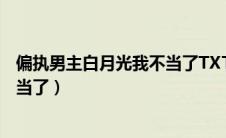 偏执男主白月光我不当了TXT百度云（偏执男主白月光我不当了）