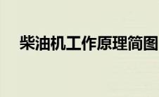 柴油机工作原理简图（柴油机工作原理）