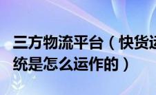三方物流平台（快货运3TMS专业三方物流系统是怎么运作的）