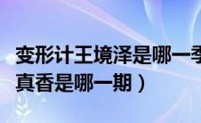 变形计王境泽是哪一季哪一期（变形计王境泽真香是哪一期）