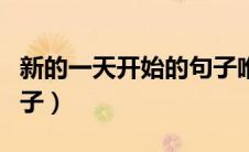 新的一天开始的句子唯美（新的一天开始的句子）