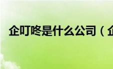 企叮咚是什么公司（企叮咚是不是骗人的）