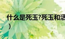 什么是死玉?死玉和活玉的区别（什么是死玉）