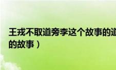 王戎不取道旁李这个故事的道理（王戎不取道旁李讲了什么的故事）