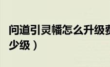 问道引灵幡怎么升级费用（问道引灵幡最高多少级）