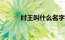 纣王叫什么名字（纣王叫什么）