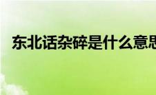 东北话杂碎是什么意思（杂碎是什么意思）