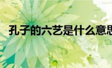 孔子的六艺是什么意思（孔子六艺指什么）
