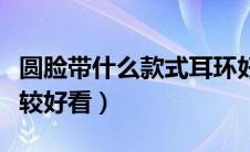圆脸带什么款式耳环好看（圆脸带什么耳环比较好看）