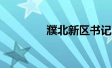 濮北新区书记（濮北新区）