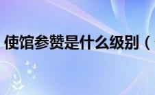 使馆参赞是什么级别（外交部参赞什么级别）