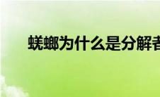 蜣螂为什么是分解者（什么是分解者）