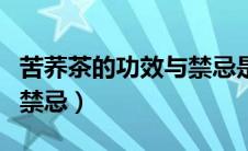 苦荞茶的功效与禁忌是什么（苦荞茶的功效与禁忌）