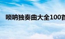 唢呐独奏曲大全100首（唢呐独奏曲大全）