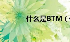 什么是BTM（什么是BTEC）