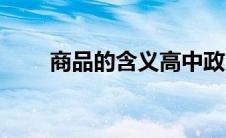 商品的含义高中政治（商品的含义）