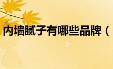 内墙腻子有哪些品牌（内墙腻子粉十大品牌）