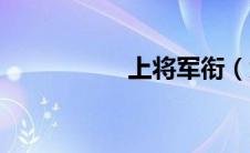 上将军衔（大将军衔）