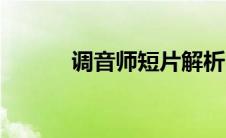 调音师短片解析（调音师短片）