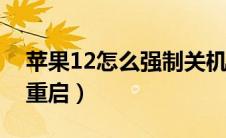 苹果12怎么强制关机重启（苹果xr怎么关机重启）