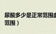 尿酸多少是正常范围血糖值（尿酸多少是正常范围）