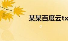 某某百度云txt全文加番外